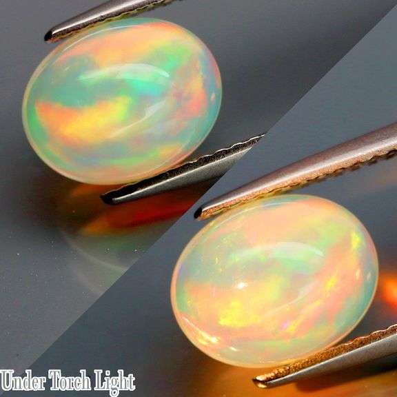 Simply brilliant! 1.97ct multi-pattern Jelly Opal!!!