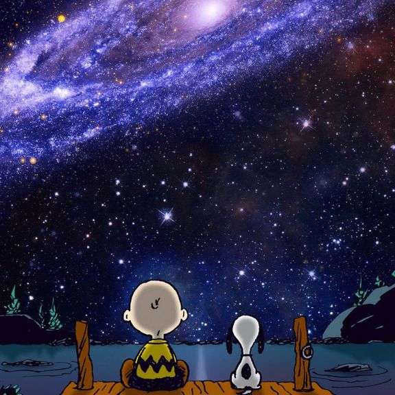 The Andromeda Galaxy by Peanuts,