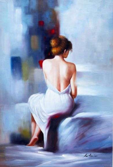 UNIQUE BEAUTIFUL ABSTRACT PAINTING ON CANVAS