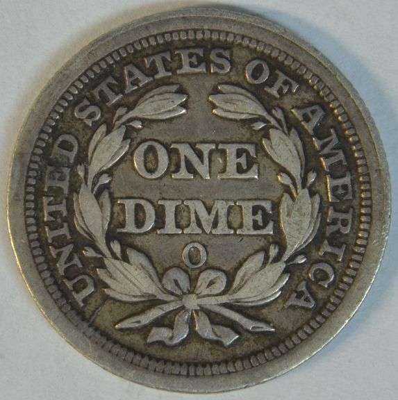 Needle-sharp 1854-O Arrows Liberty Seated Dime in XF45