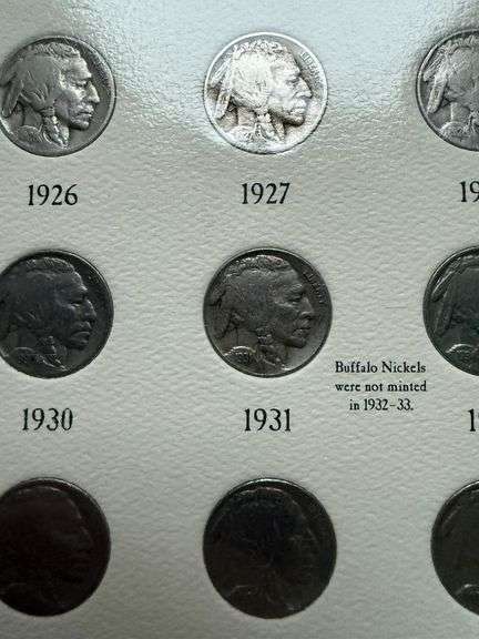 Twenty Years of US Buffalo Nickels
