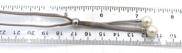 Big group of vintage 925 sterling silver necklaces