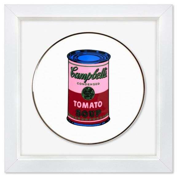Campbell (Red/Pink) by Warhol
