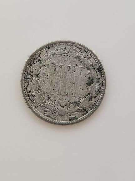 1865, 1866, 1867 - 3 Cent Nickels Lot