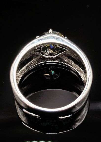 Impressive 2.35 Ct Ice White Lab Simulated Diamond Ring