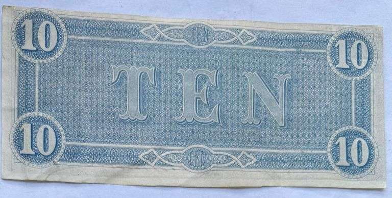 Near Uncirculated $10 Feb 14 1864 Series C