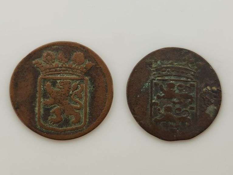 1736 & 1737 Dutch Eat India Company VOC