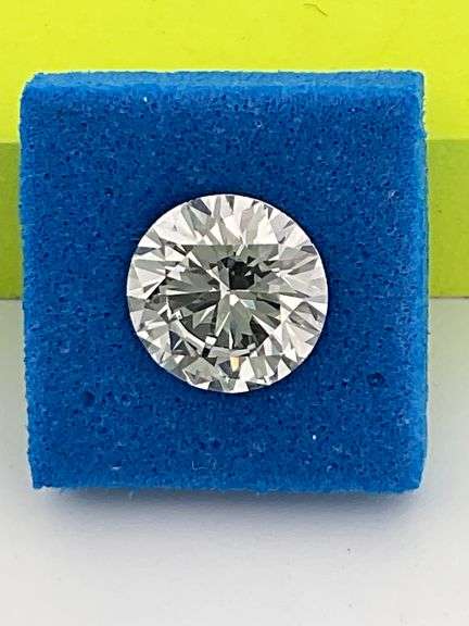 LAB GROWN ROUND BRILLIANT CUT LOOSE DIAMOND. 1.54 CARAT