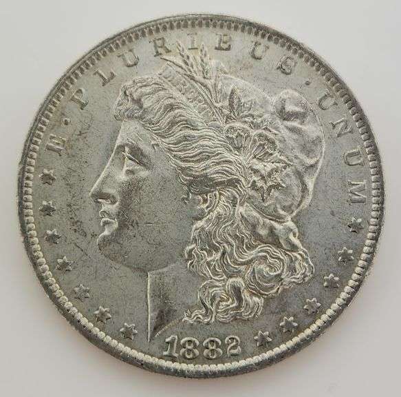 1882 O Morgan Silver Dollar, Cleaned