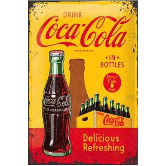 Retro Coca-Cola Metal Tin Sign