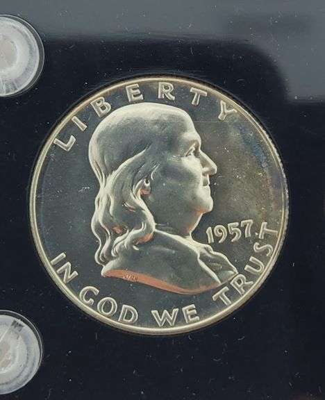 1957 United States Proof Set In Capital Plastics Holder