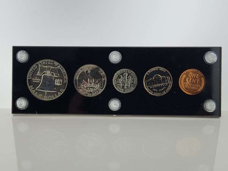 1957 United States Proof Set In Capital Plastics Holder