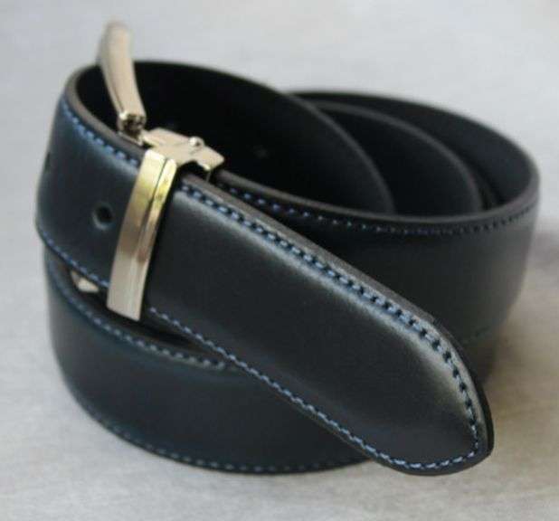Classy Full Grain Leather Belt, Made In Italy
