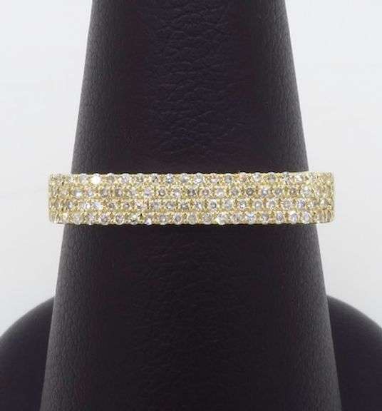 EF Collection Micro Pavé Diamond Ring
