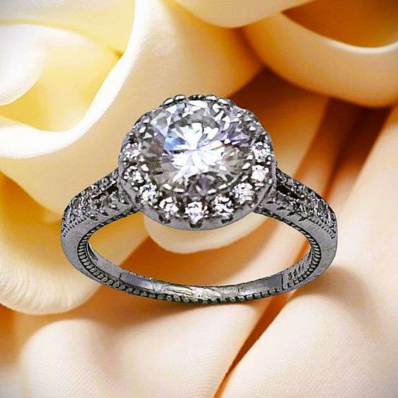 Dazzling 2.15 Ct Ice White Lab Simulated Diamond Ring