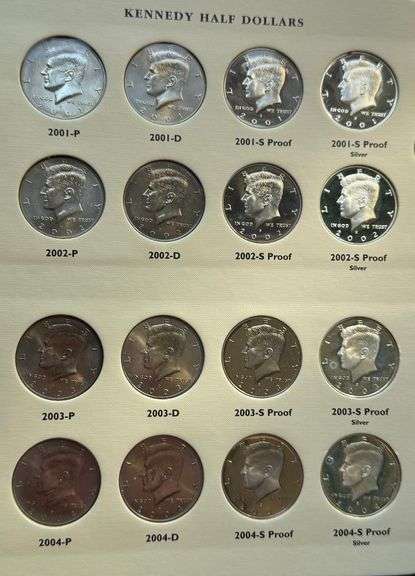 Kennedy Halves Complete BU Proof & Silver Proofs 1991 S- Complete -1988-2014  in Littleton Archival 