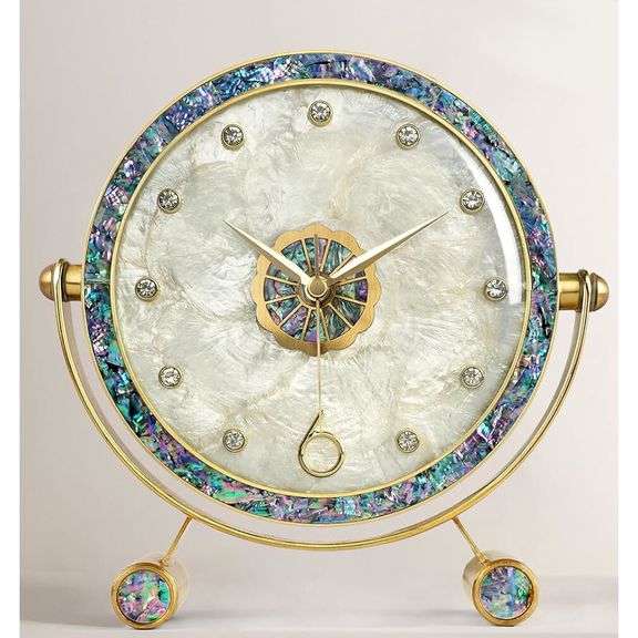 Natural Shell Desk Clock