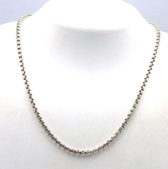 David Yurman 3.6mm box chain necklace