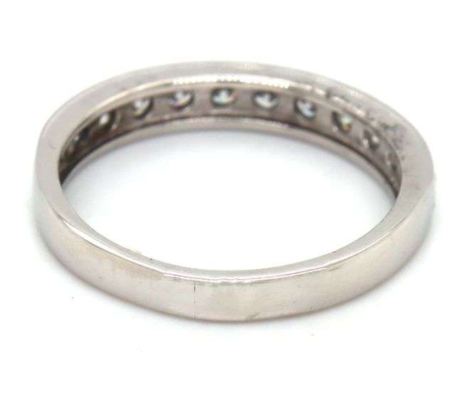 Platinum 1ctw channel set diamond band
