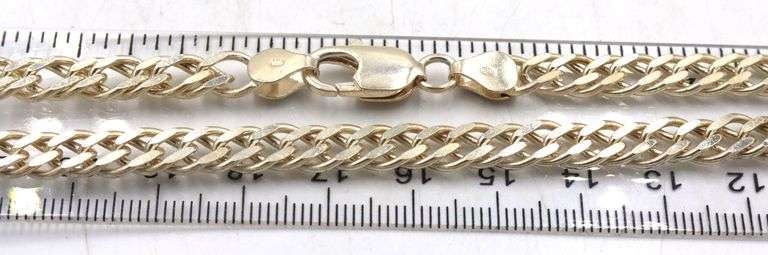 Group lot of 2 vintage 925 sterling silver necklaces