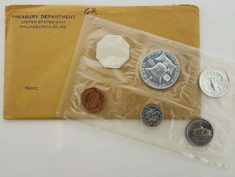 1962 United States Proof Set, OGP