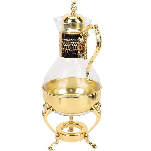 Turkish Stovetop Teapot Kettle with Arabic Design