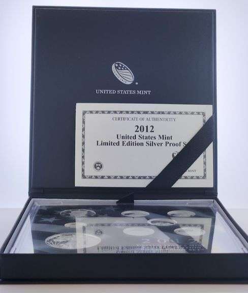 2012 Limited Edition Silver Proof Set, OGP