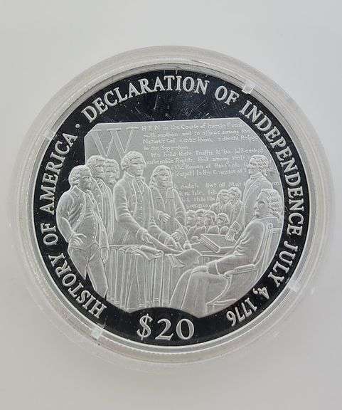2000 $20 Republic Of Liberia - Declaration Of Independence