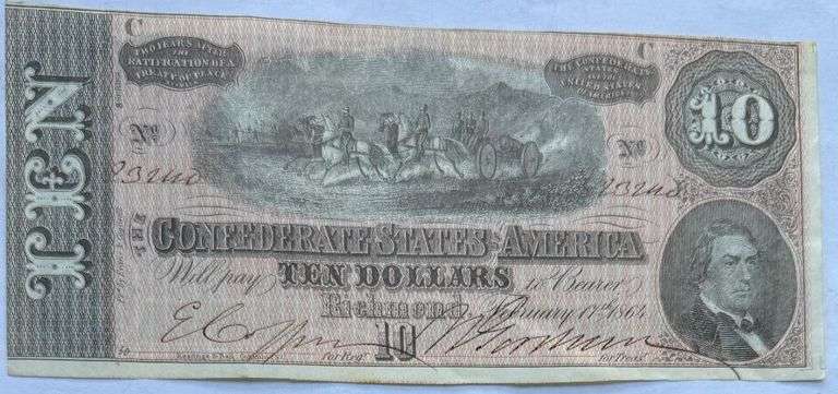 Near Uncirculated $10 Feb 14 1864 Series C