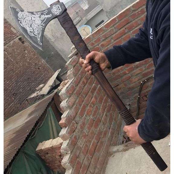 Handmade Bearded Viking Axe