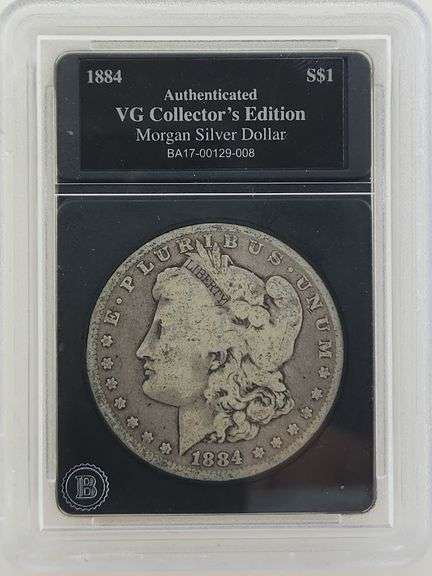 1884 Morgan Silver Dollar, Circulated