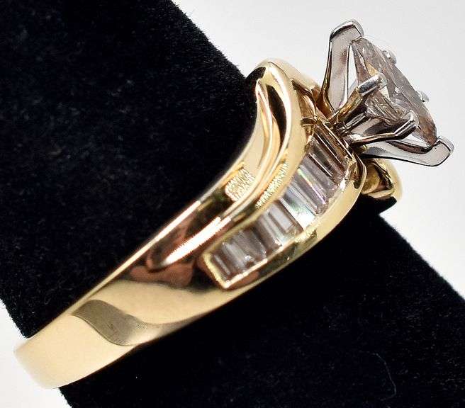 Gorgeous 14K Yellow Gold Diamond Ring