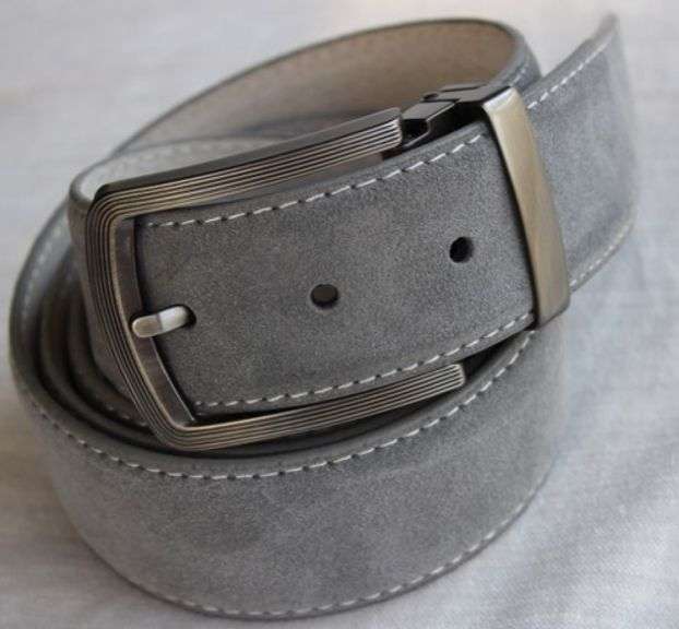 Casual Leather Belt 1 1/2 Inch Wide, Made In Italy