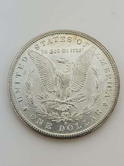 1881 S Morgan Silver Dollar, UNC Toned