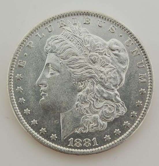 1881 O Morgan Silver Dollar