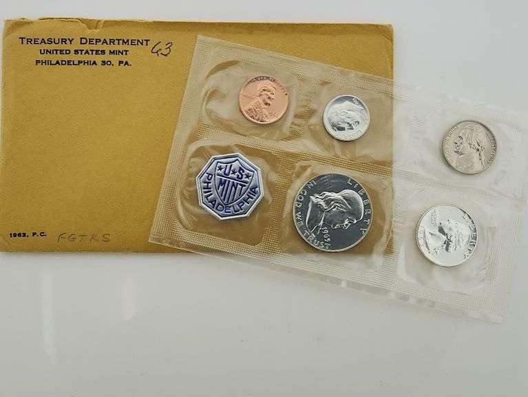 1963 United States Proof Set, OGP