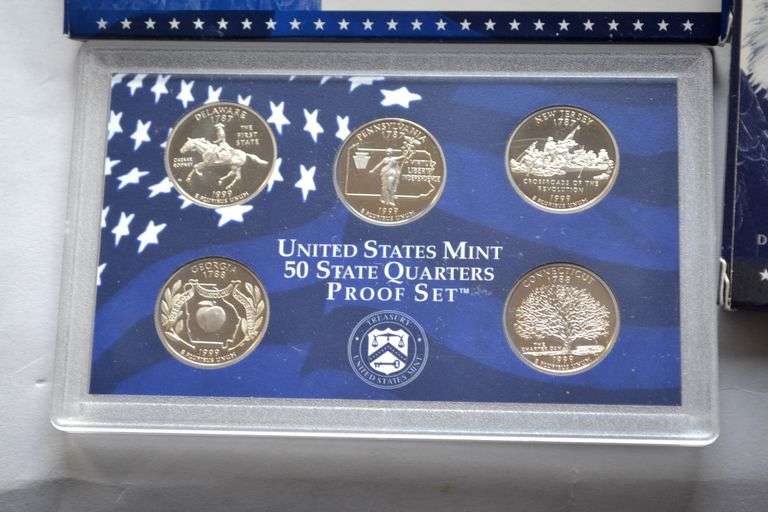 2 Each US Proof Sets 1999-2006