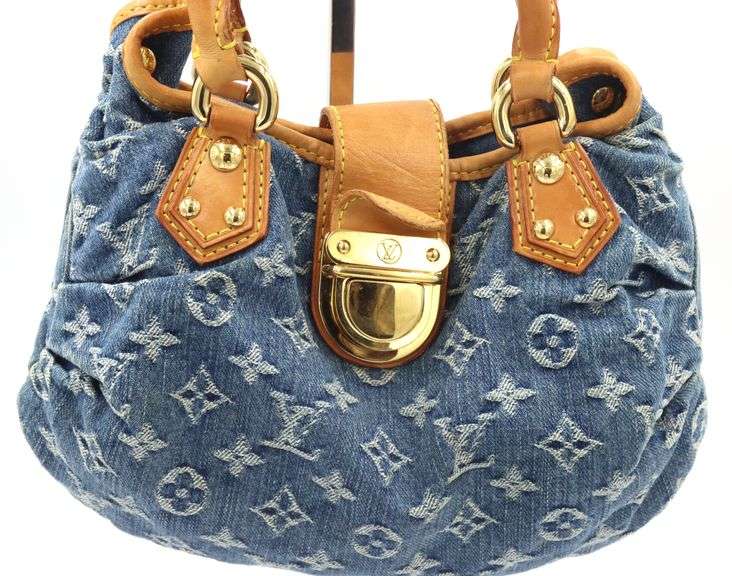 Louis Vuitton Pleaty Denium Purse