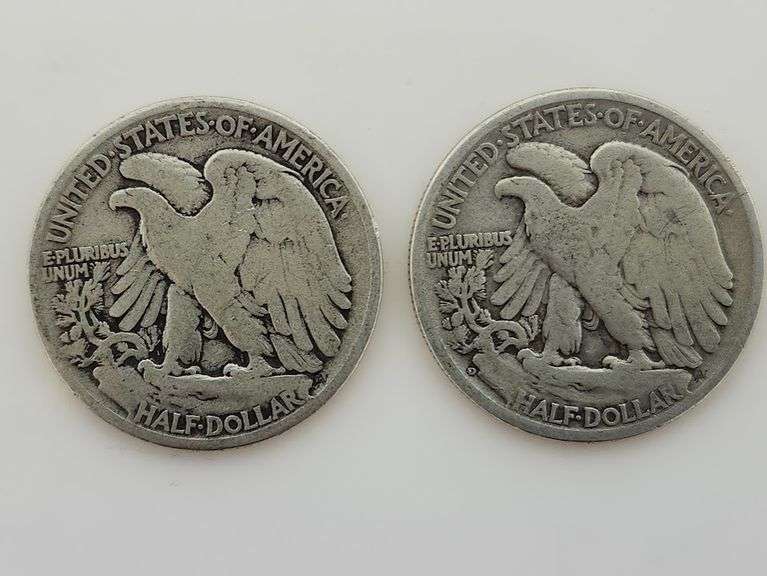 1941 P & D Walking Liberty Half Dollars