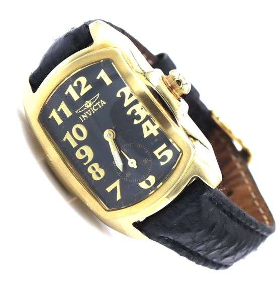 Invicta gold tone watch