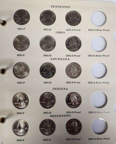 1999-2003 State Quarters Book