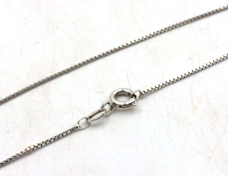 Vintage 925 sterling silver chain necklace and bracelet