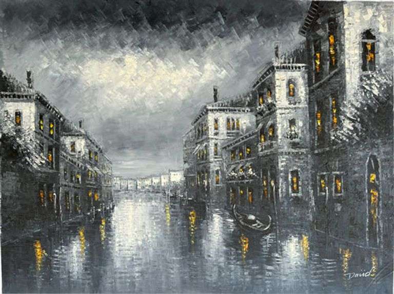 UNIQUE TUSCANY PAINTING ON CANVAS