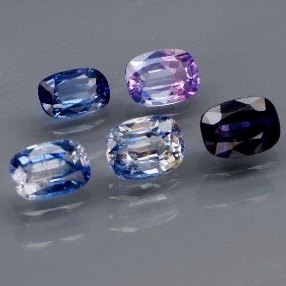 Collection of fancy grade Sapphires weighing 2.90 carats!