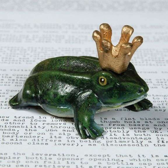 Cast Iron Prince Frog Bottle Opener