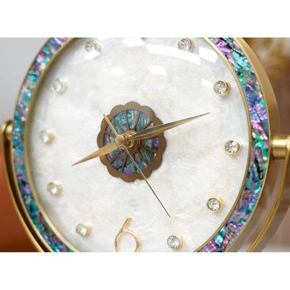 Natural Shell Desk Clock