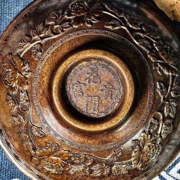 Copper Lotus and Double-Fish Bowl