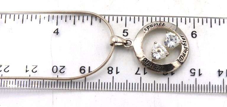 Group lot of 6 Vintage 925 sterling silver necklaces