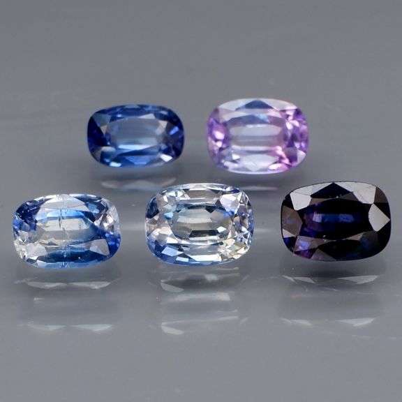 Collection of fancy grade Sapphires weighing 2.90 carats!