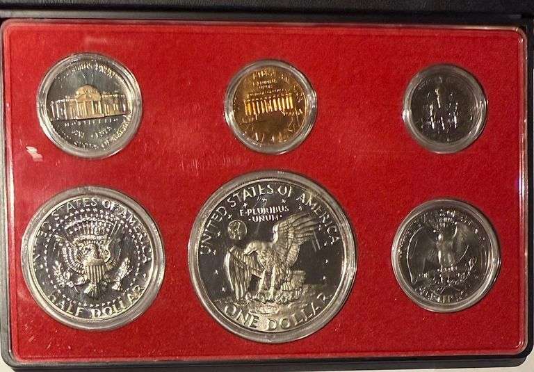 9 Various 1970 s eraUS Proof Sets
